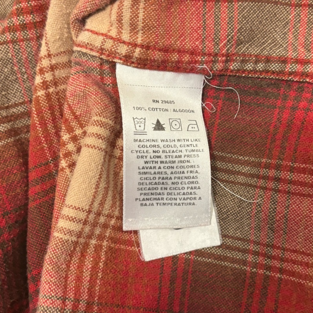 Pendleton Longsleeve Red Plaid Button Down Collar… - image 5